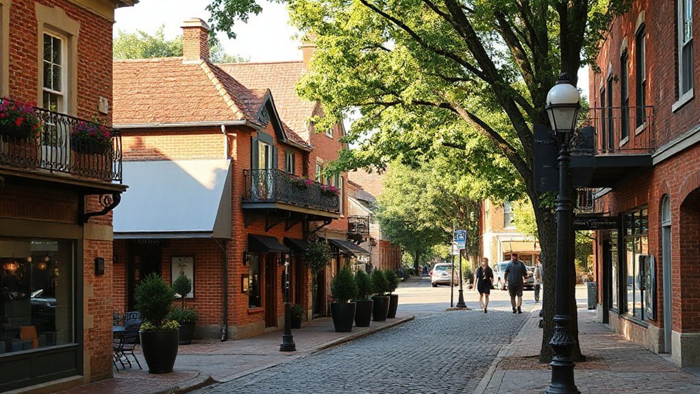 charming historic neighborhood stroll