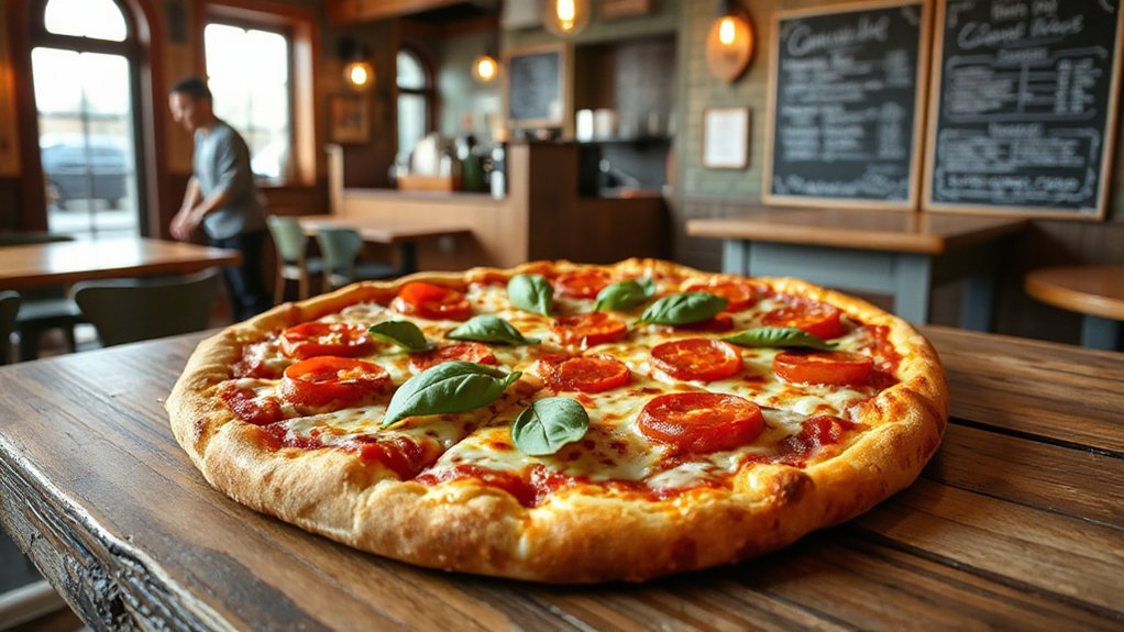 classic square cut pizza