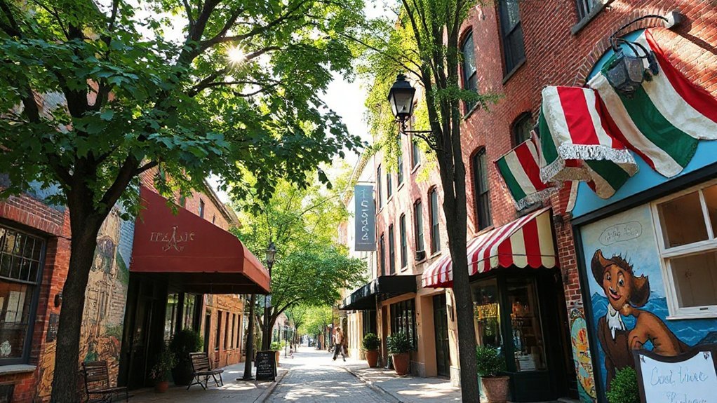 colorful community art walk