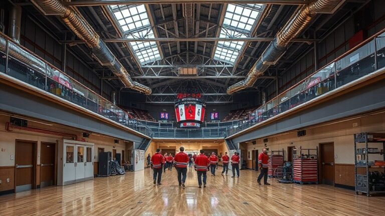 columbus arena behind scenes