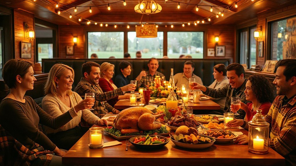 cozy neighborhood thanksgiving dining