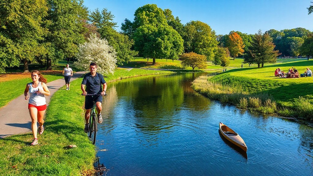 explore scenic urban trails