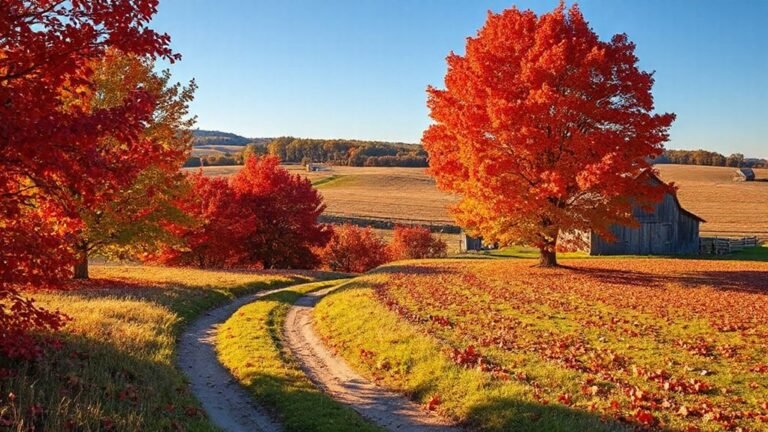 fall foliage and harvest