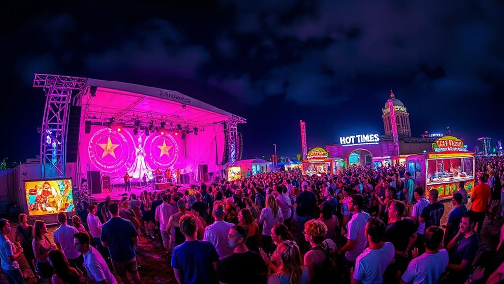 festival layout improvements implemented