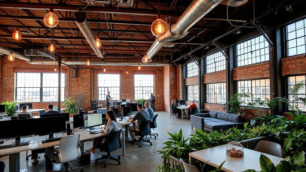 gritty yet practical workspaces