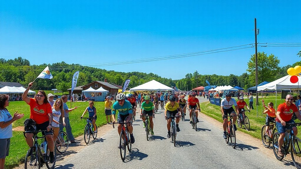 pelotonia ride community experience