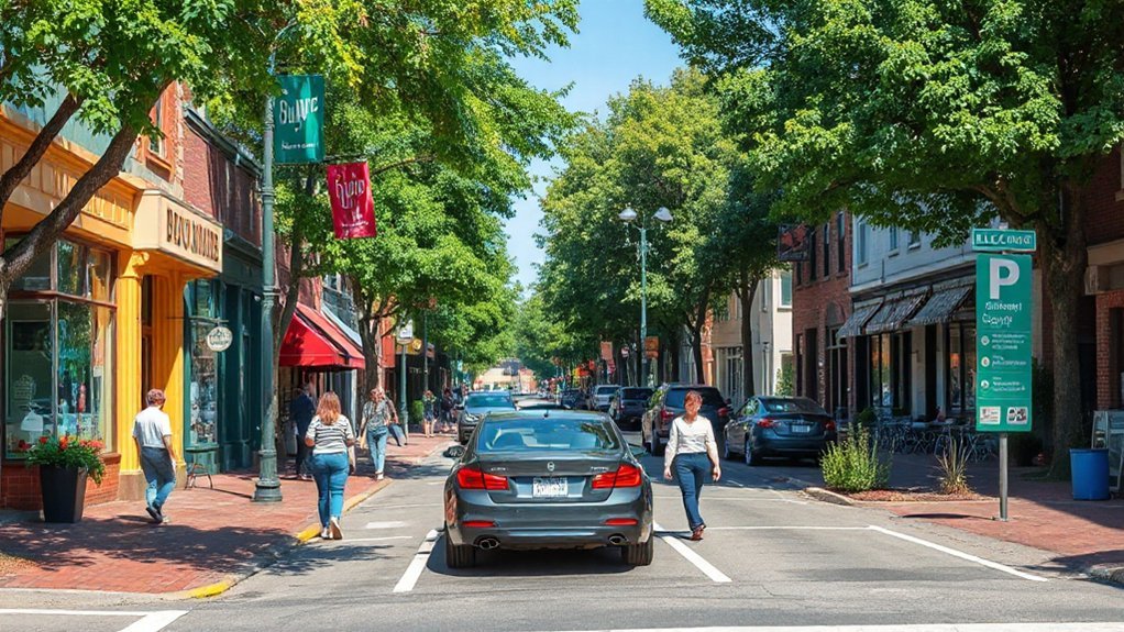 public transit and parking