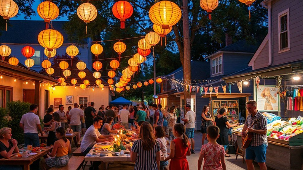 sizzling food and music