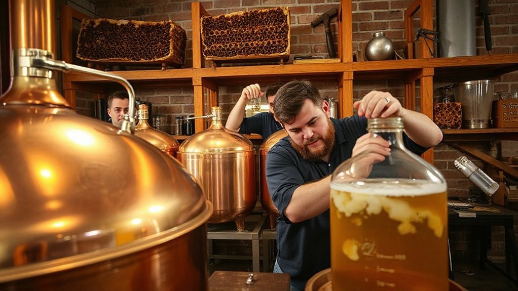 sweet messy mead making process