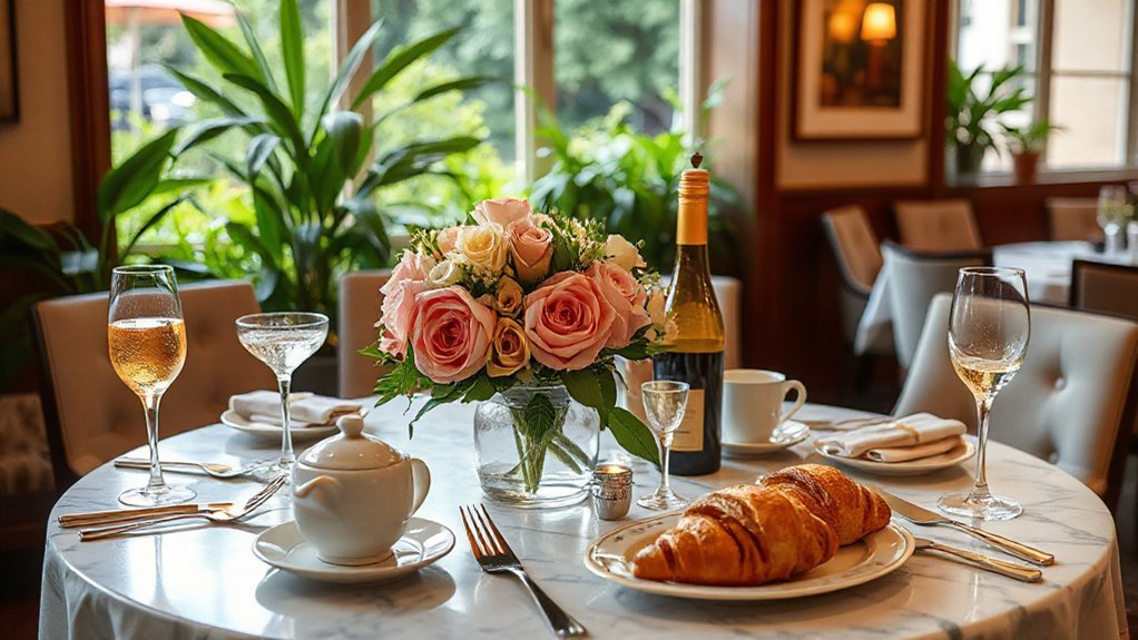 upscale seasonal dining experience