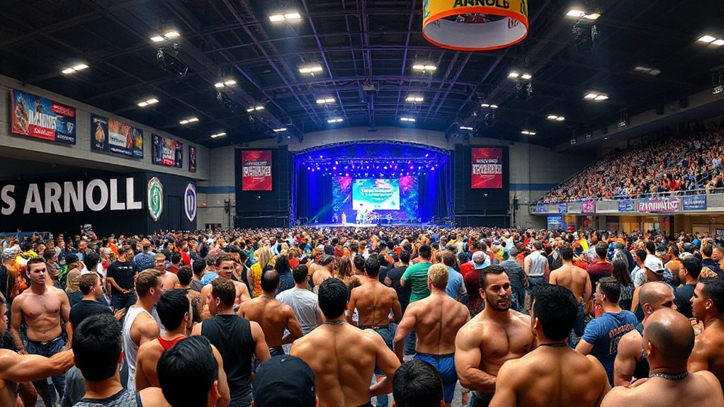 vibrant energetic athletic atmosphere