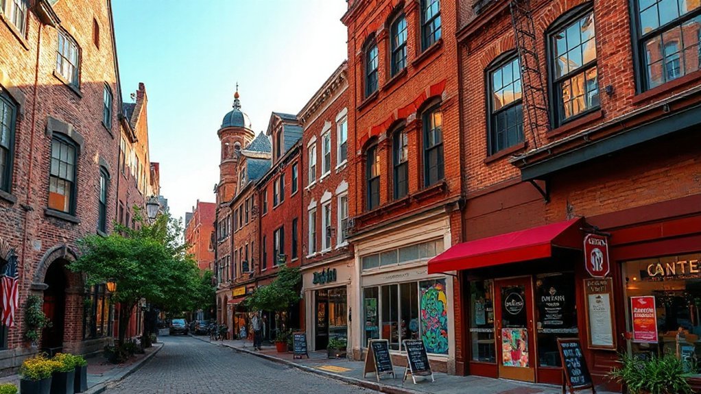 vibrant immersive city exploration