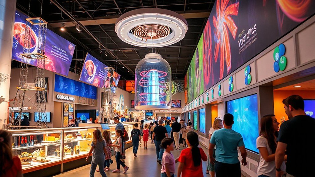 vibrant interactive science experience