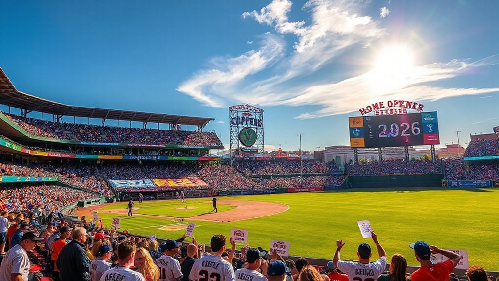 home opener festivities and giveaways