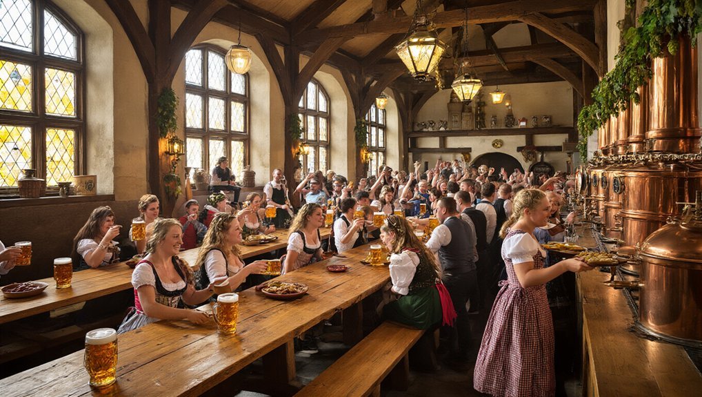 bier halls seasonal local brews