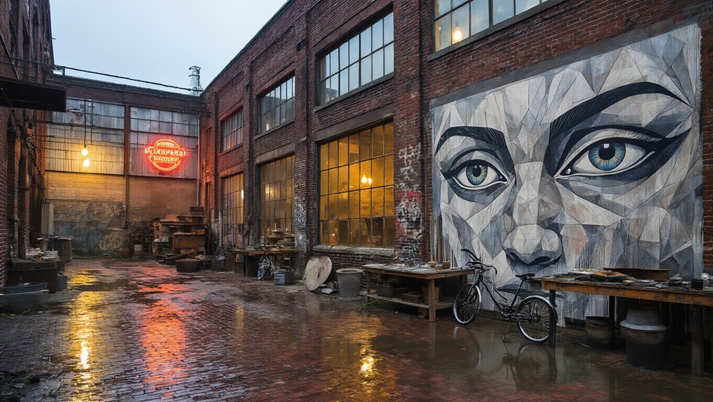 creative studios hum with collaboration