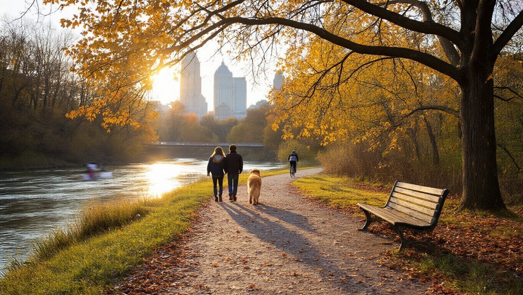 easy riverside walks tranquil views