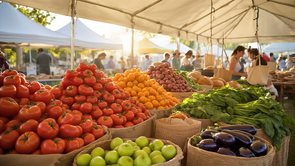 Best Columbus Farmers Markets, Food Halls and Local Markets market streets fresh seasonal produce