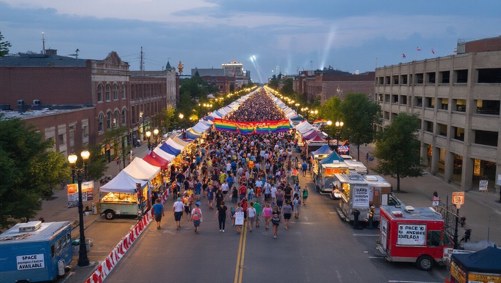 parking options near festival and march areas