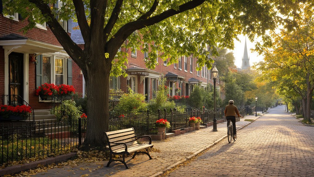 quiet streets brick yet timeless